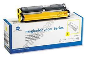 Genuine Konica-Minolta magicolor 2300 Toner касета YELLOW - Кликнете на изображението, за да го затворите